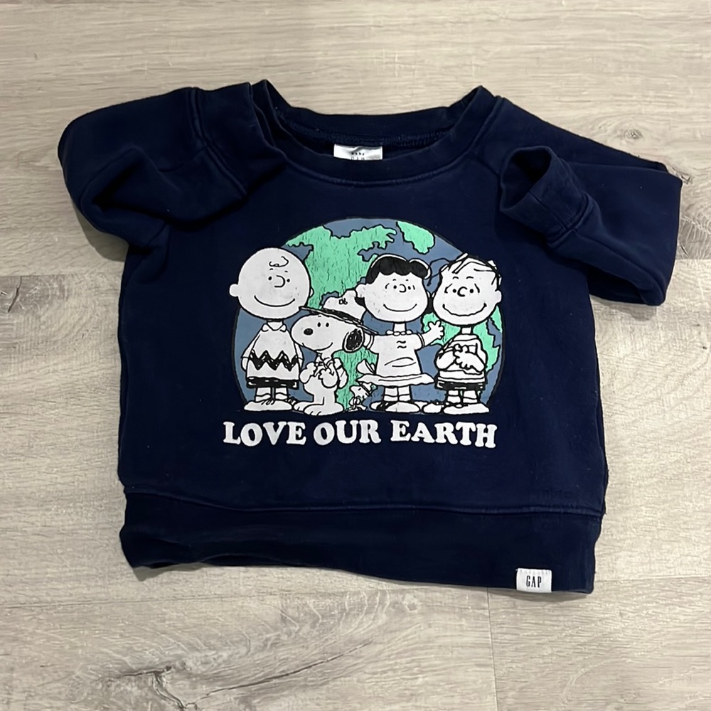 Baby Gap Peanuts Sweatshirt Size 6-12 months